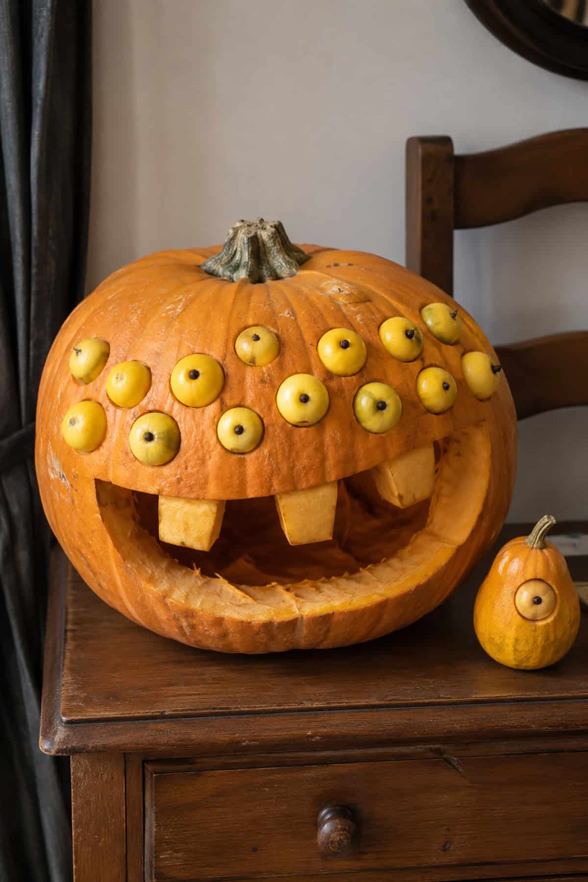 Many Eyed Monster Pumpkin