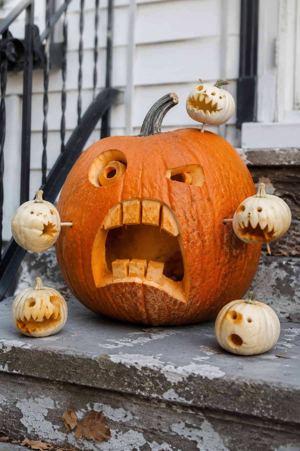 Mini Gourd Attack Pumpkin