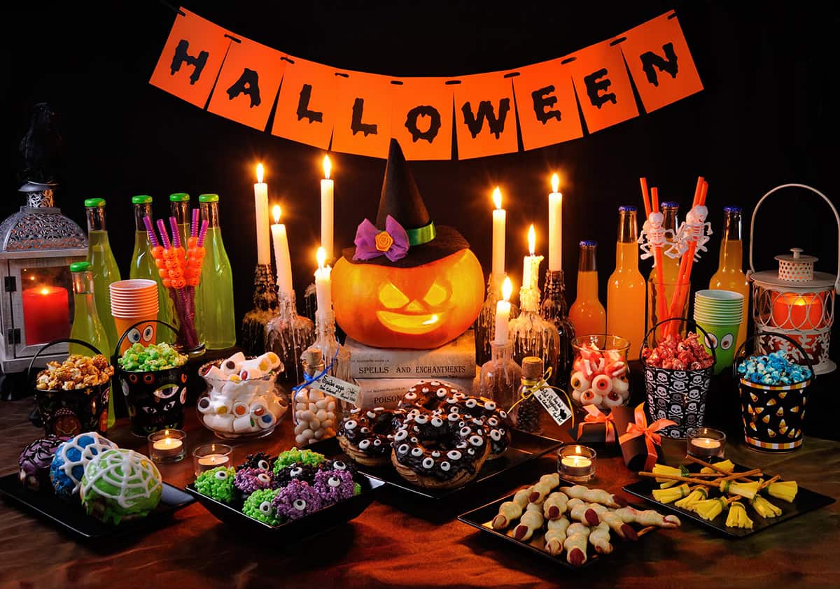 Monster Treats And Witchy Table Decor