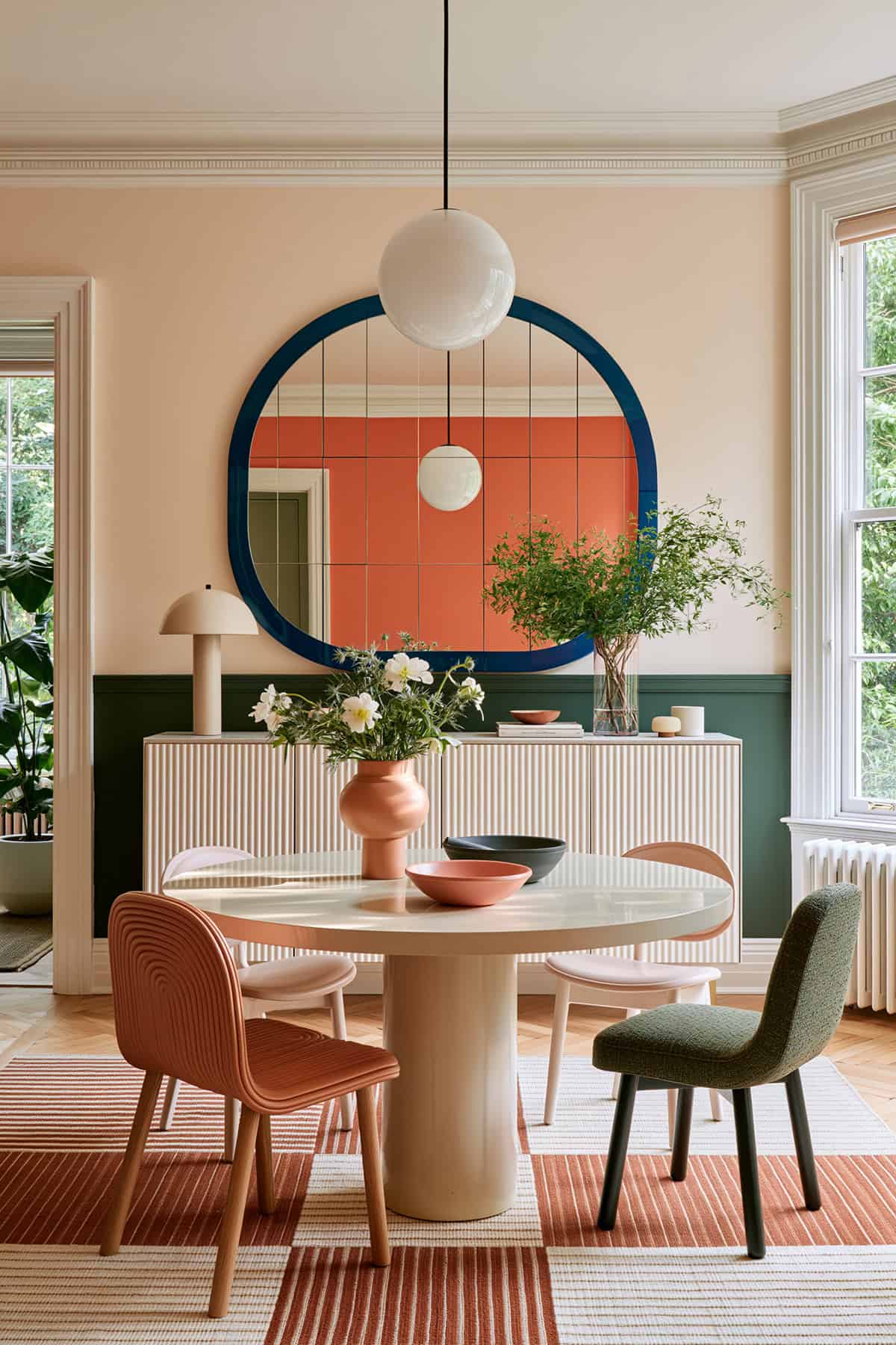 Organic Wavy Mirror for a Playful Interior