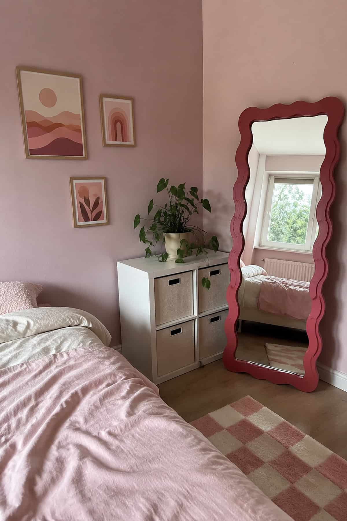 Playful Pink Bedroom