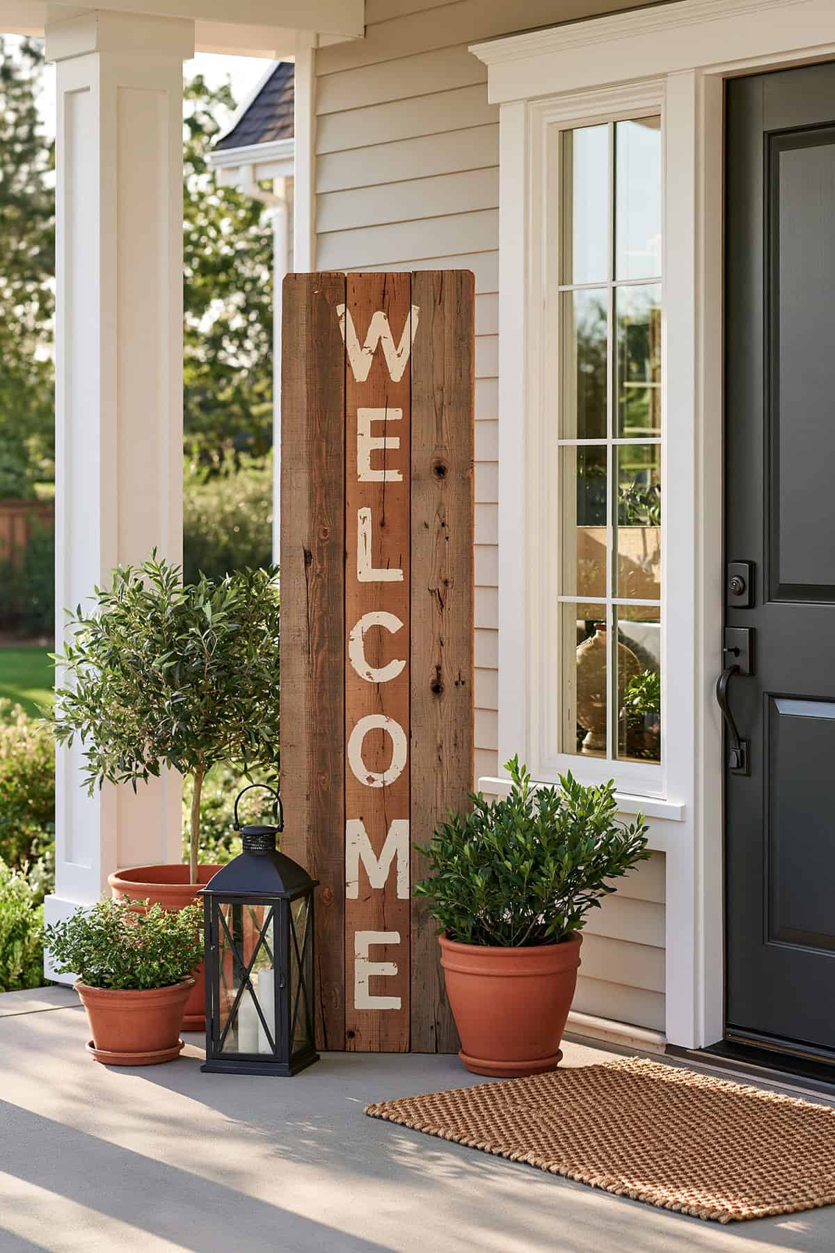 Rustic Welcome Porch Sign
