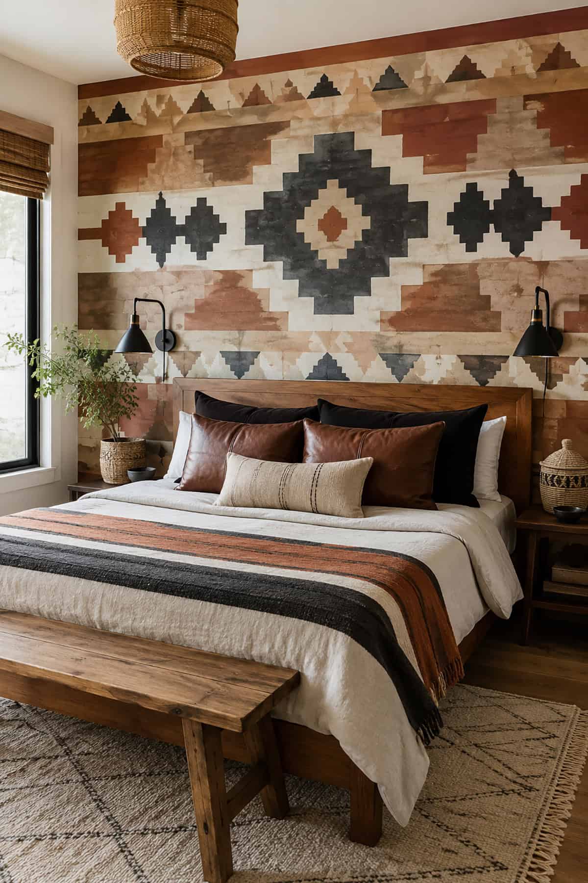Southwestern Geometric Wall
