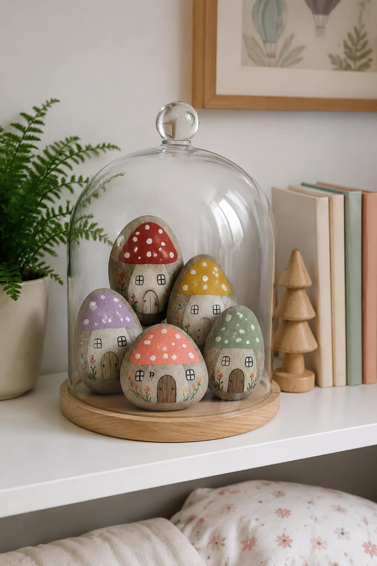 Storybook Mushroom Houses