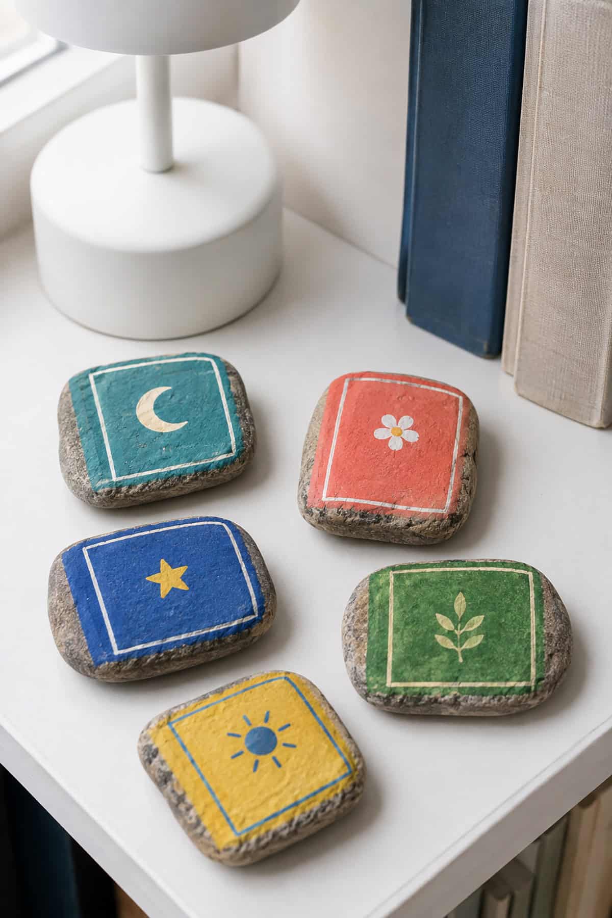 Tiny Book Cover Rocks