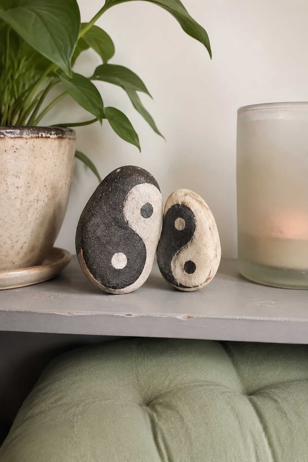 Two Stone Yin Yang Design