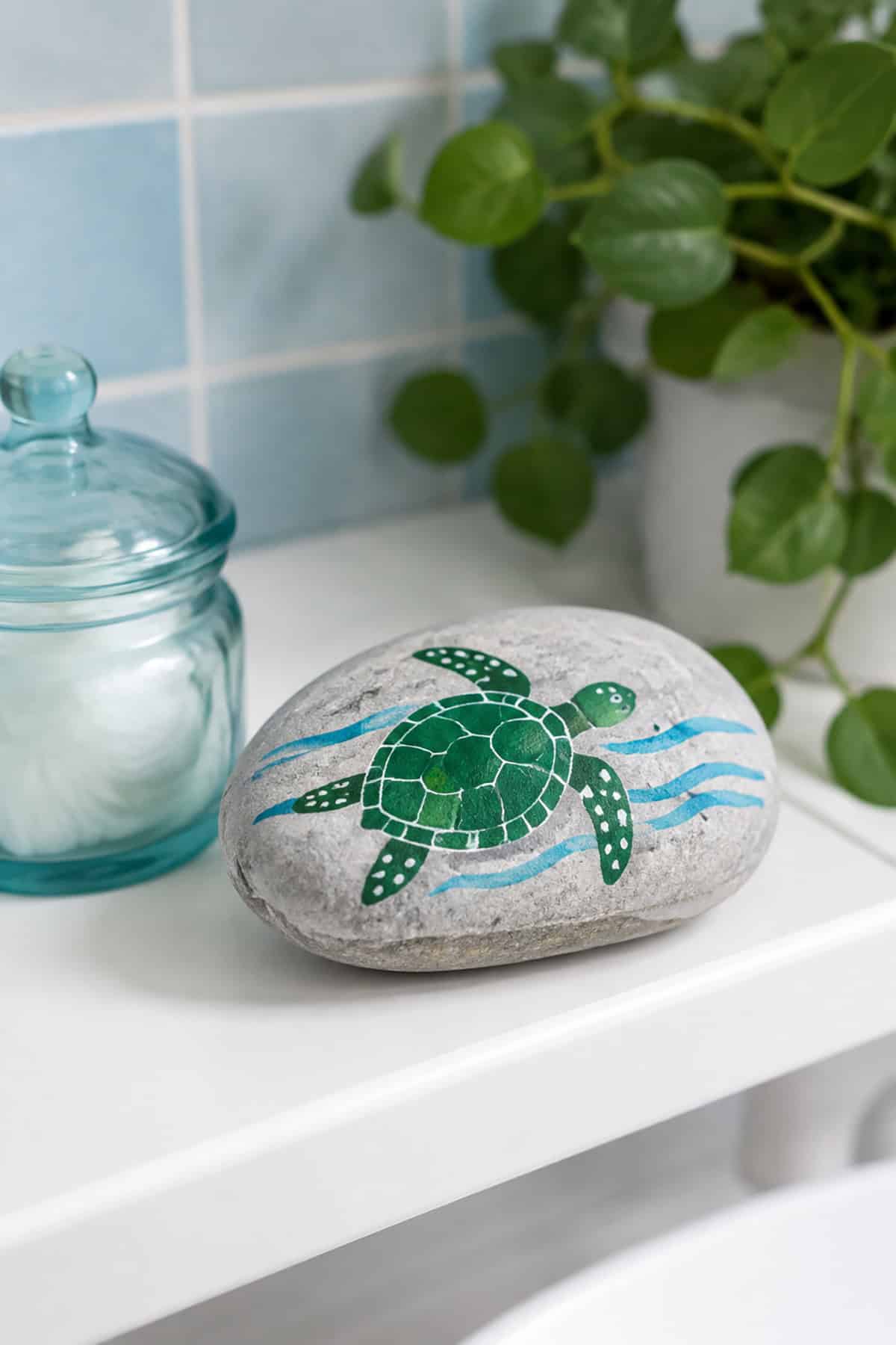 Underwater Sea Turtle Rock