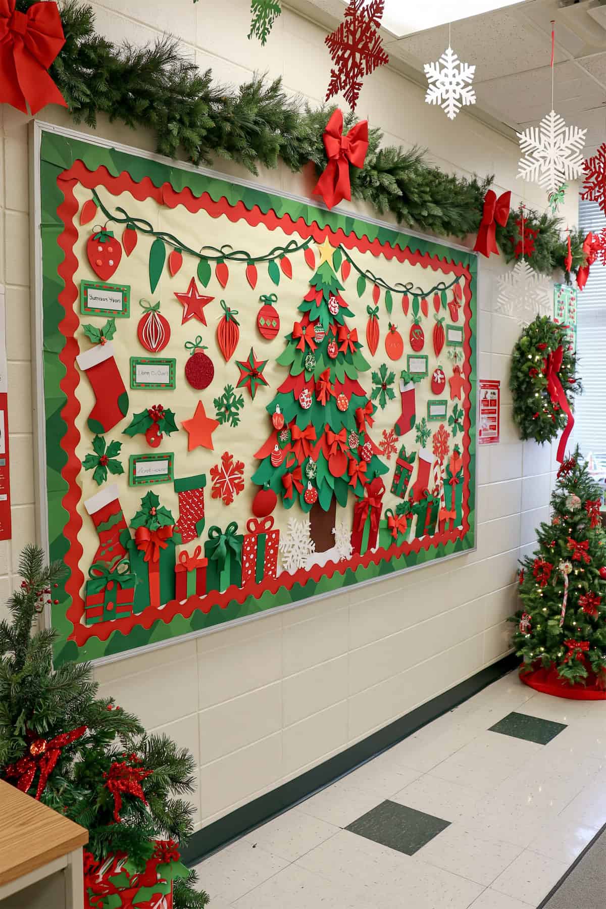Christmas Tree Classroom Board