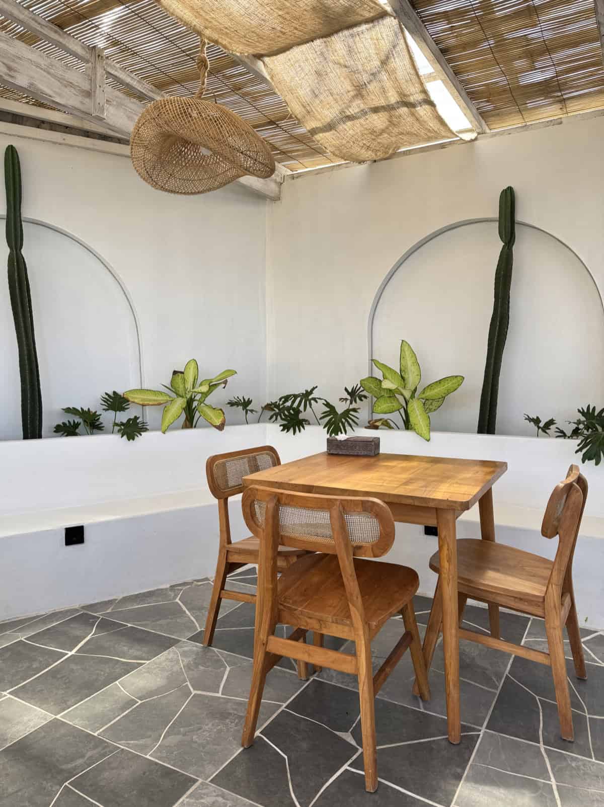 Bamboo Shade and Desert Greens