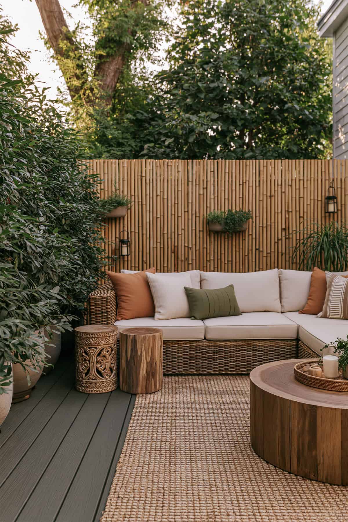 A Bamboo Wall for Seclusion