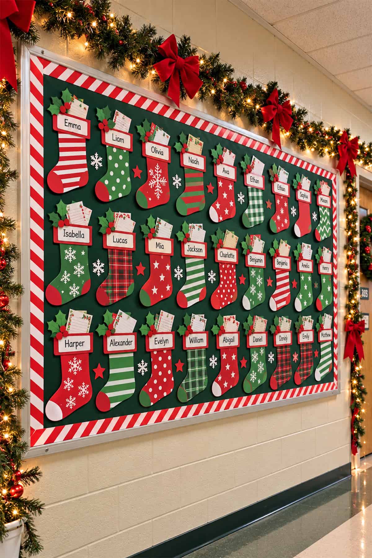 Kindness Stockings Christmas Board