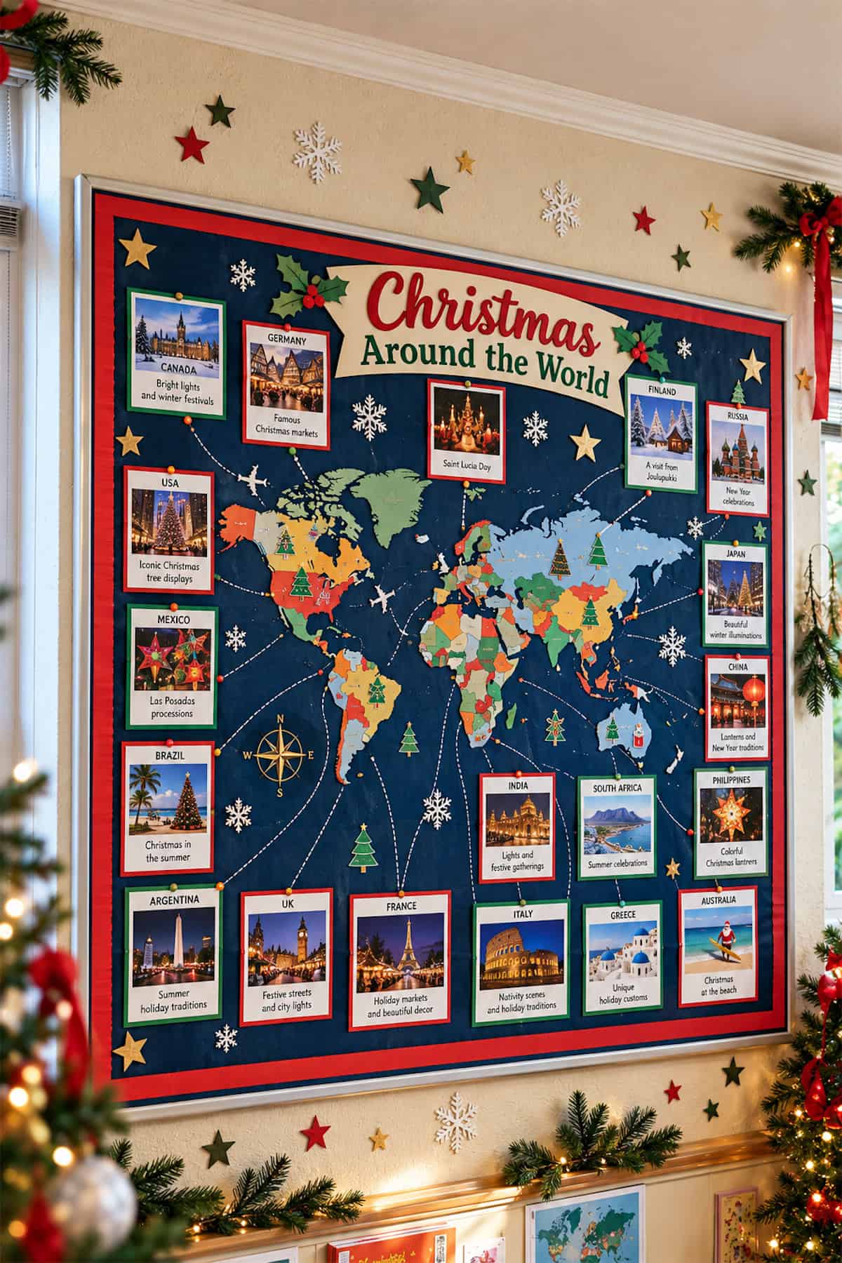 Christmas Around the World Board
