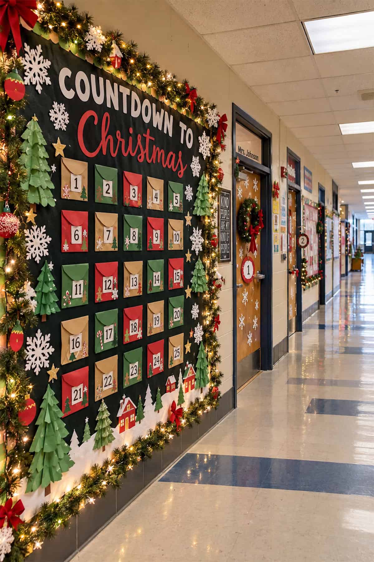 A Hallway Christmas Countdown