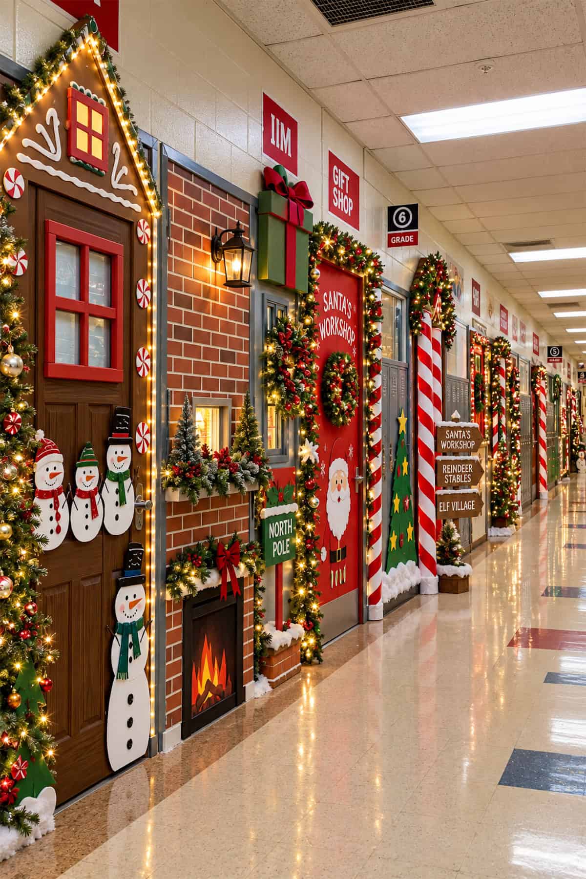 A Christmas Classroom Door Contest