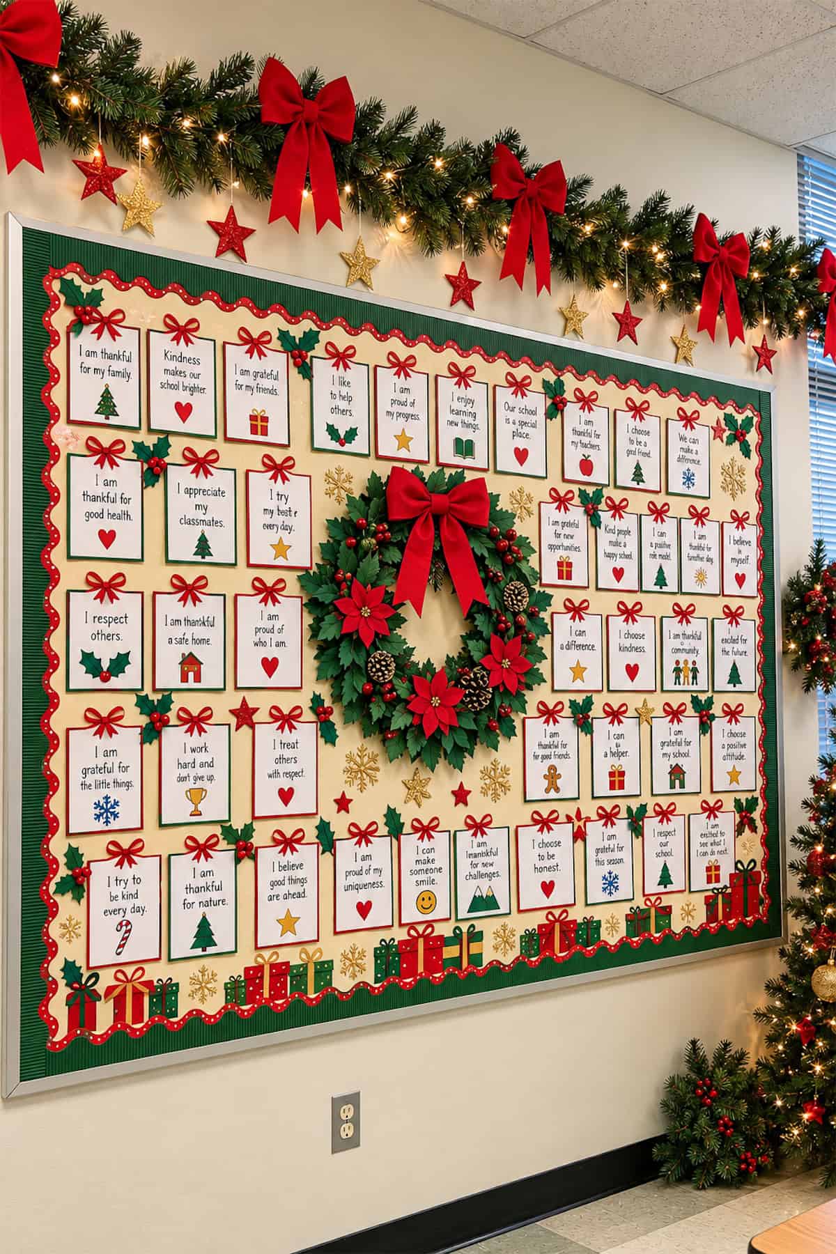 Christmas Gratitude Cards Board