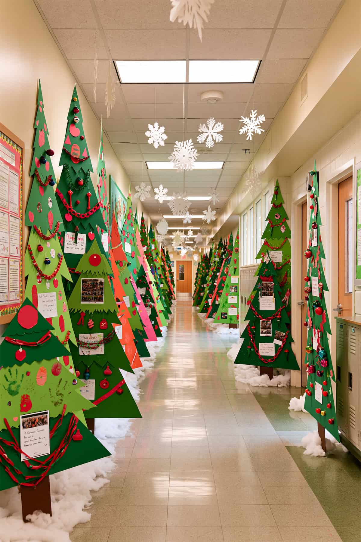 Student-Decorated Christmas Tree Forest