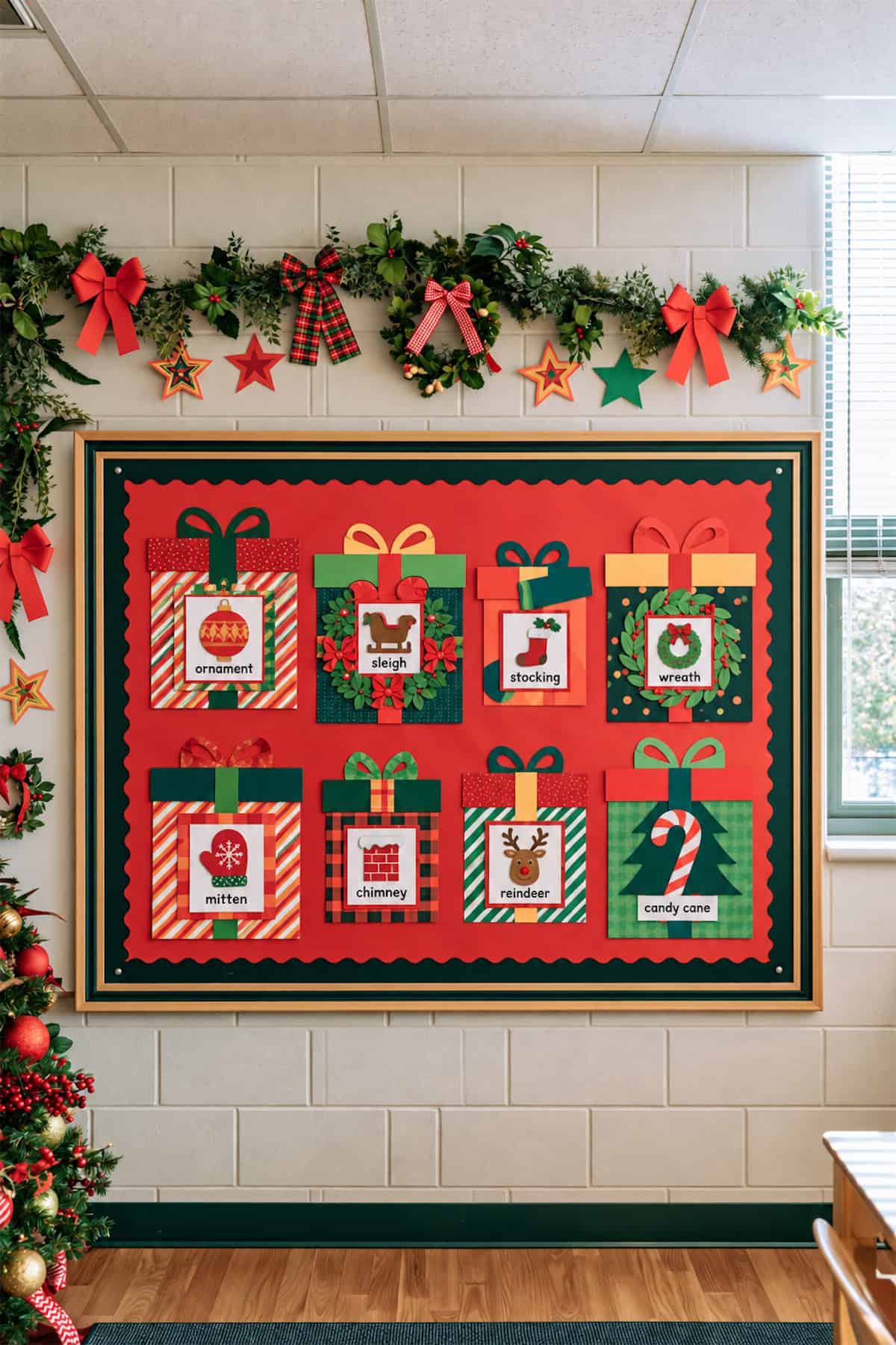 Christmas Vocabulary Gift Board