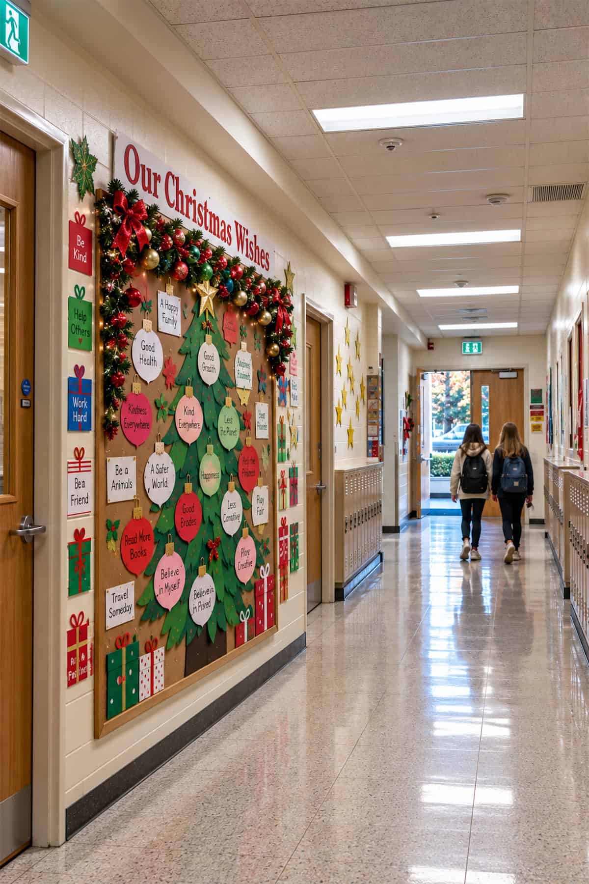 Christmas Wish Wall for Students