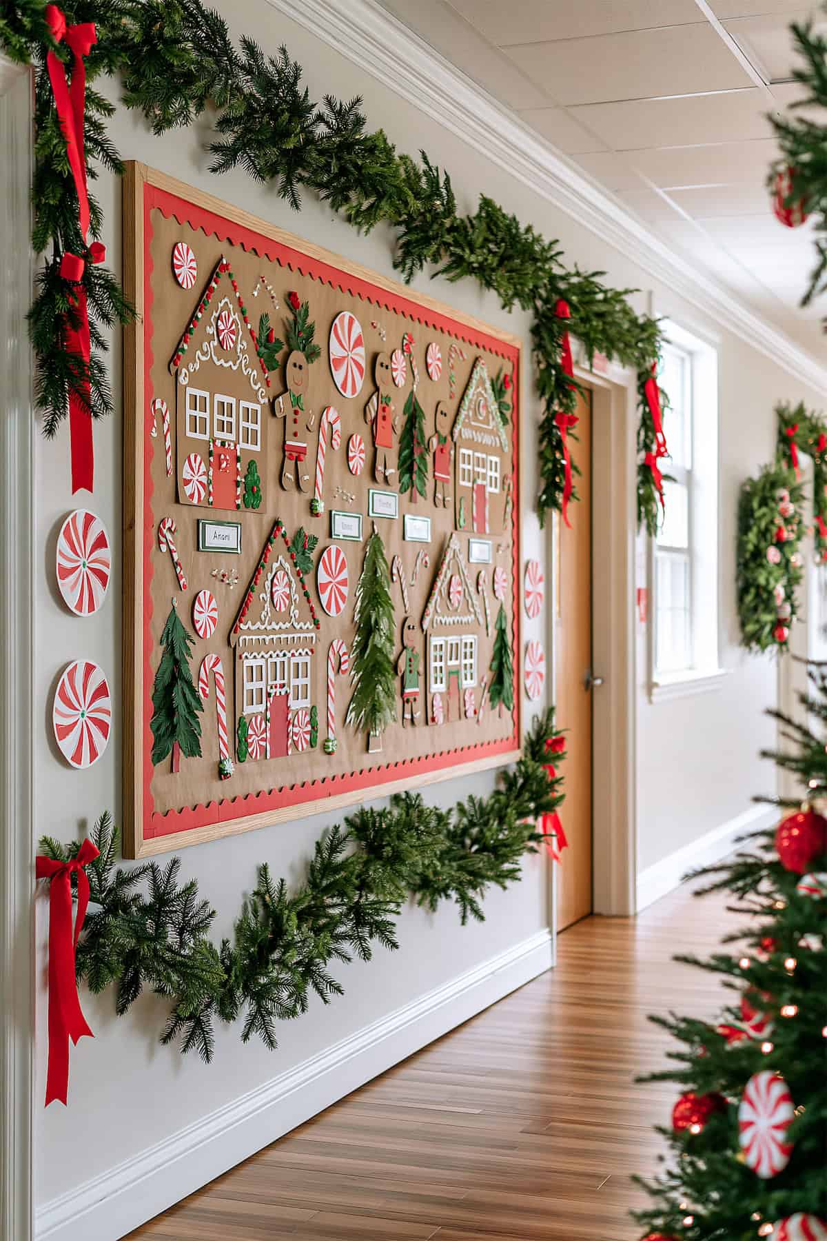 Gingerbread Village Christmas Board