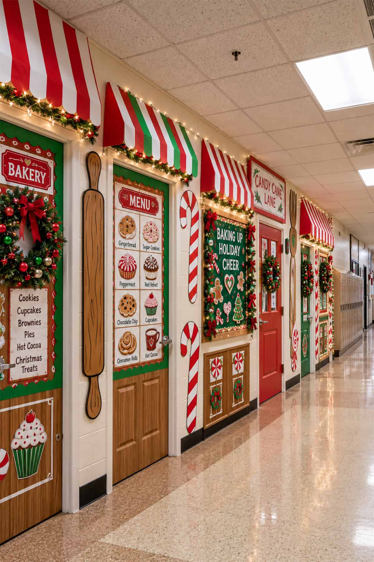 Christmas Bakery Classroom Fronts