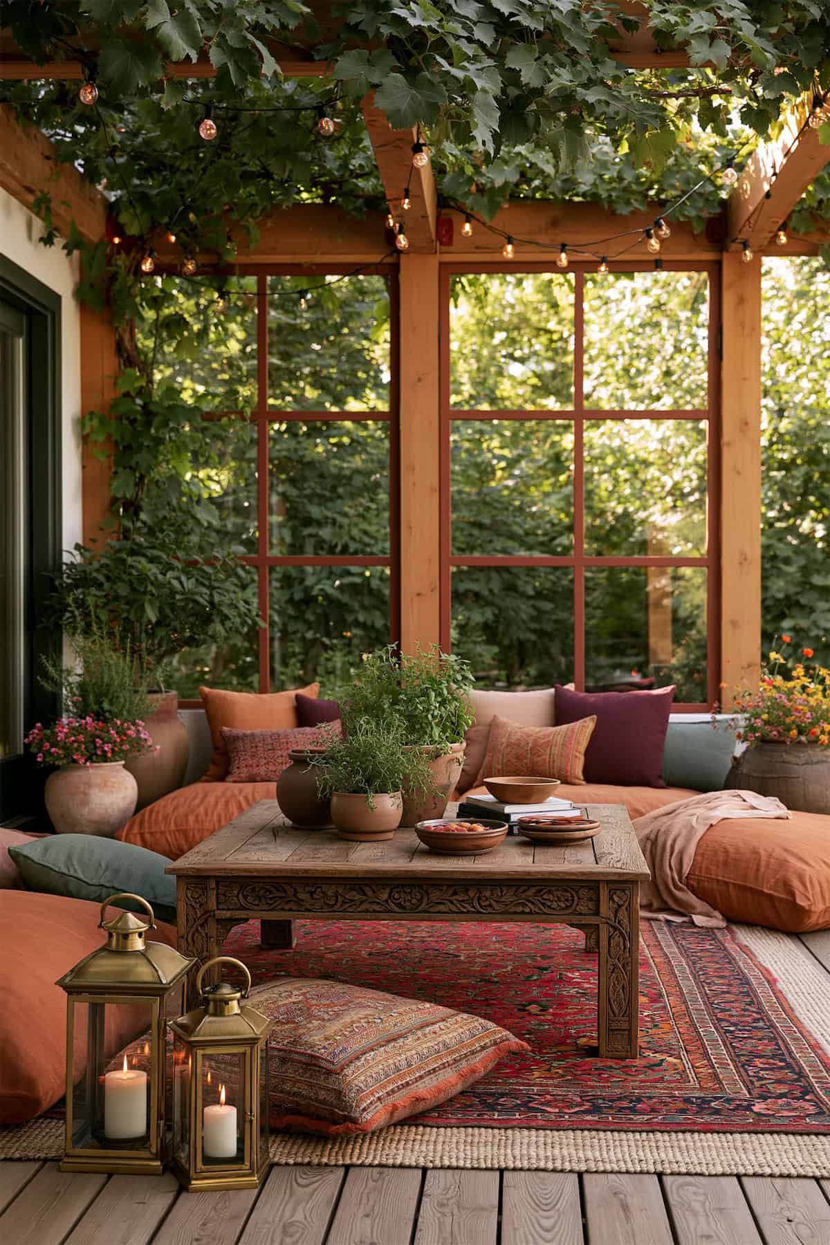 Low Seating for Casual Suppers