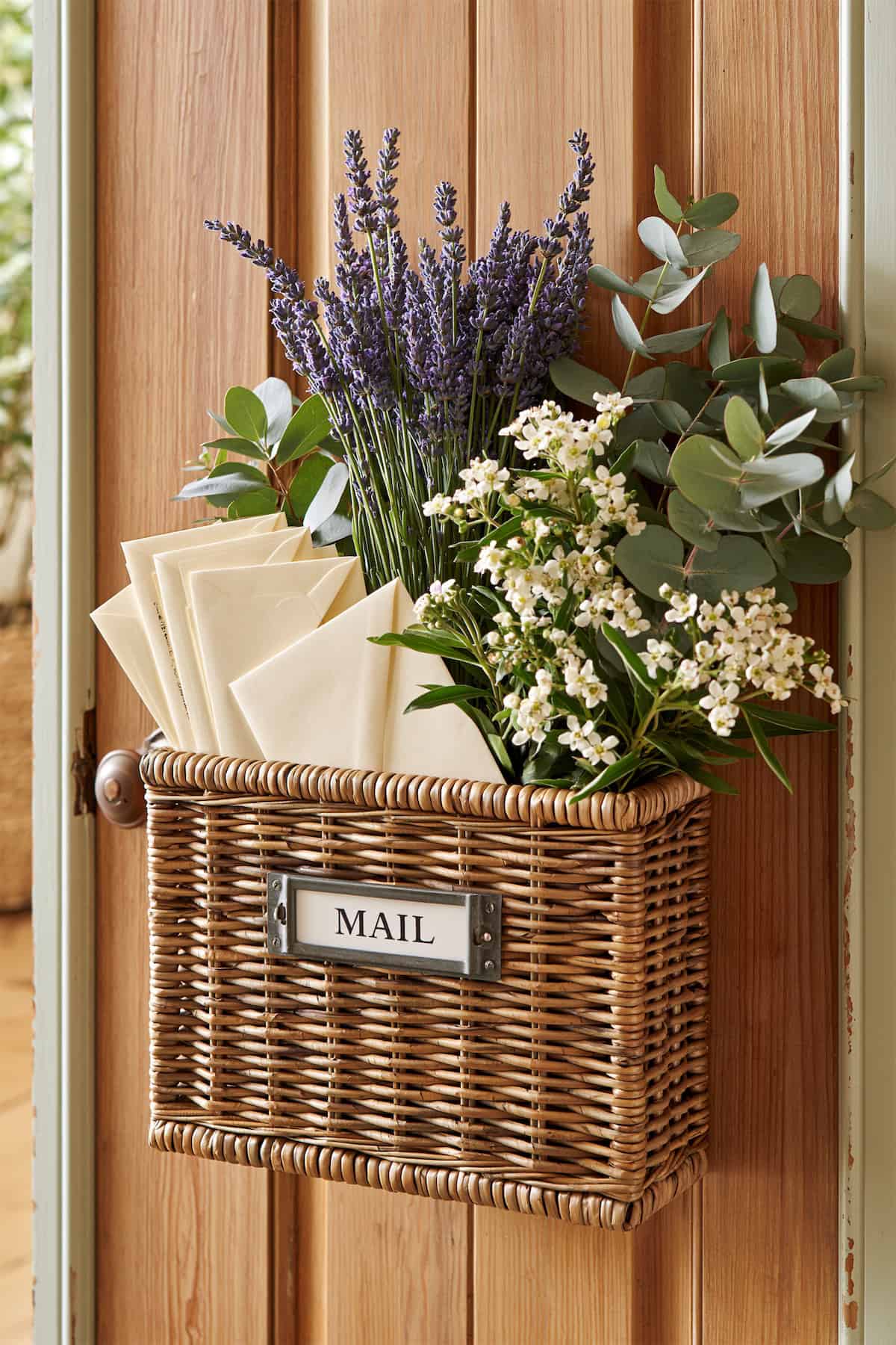 When the Door Basket Holds Mail