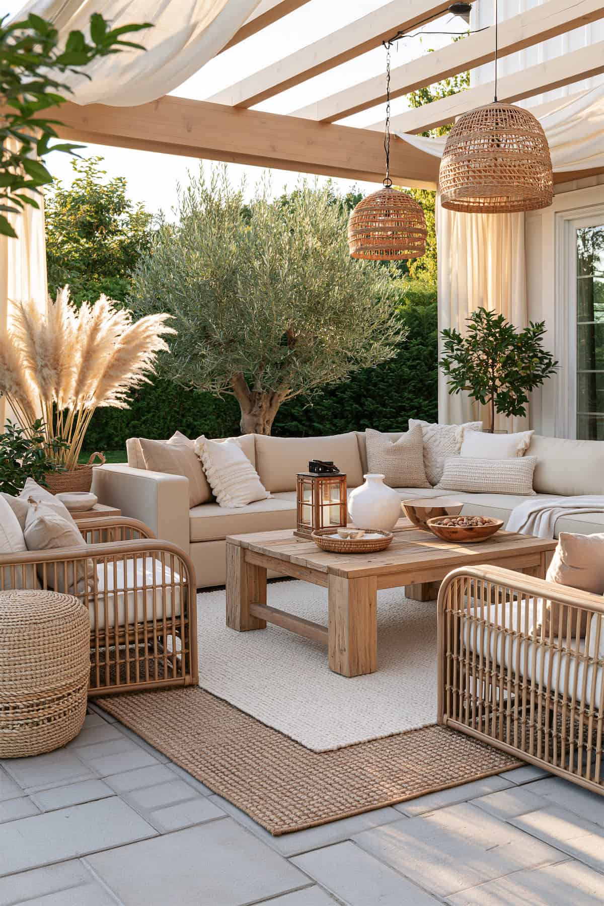 Soft Layers Beneath the Pergola