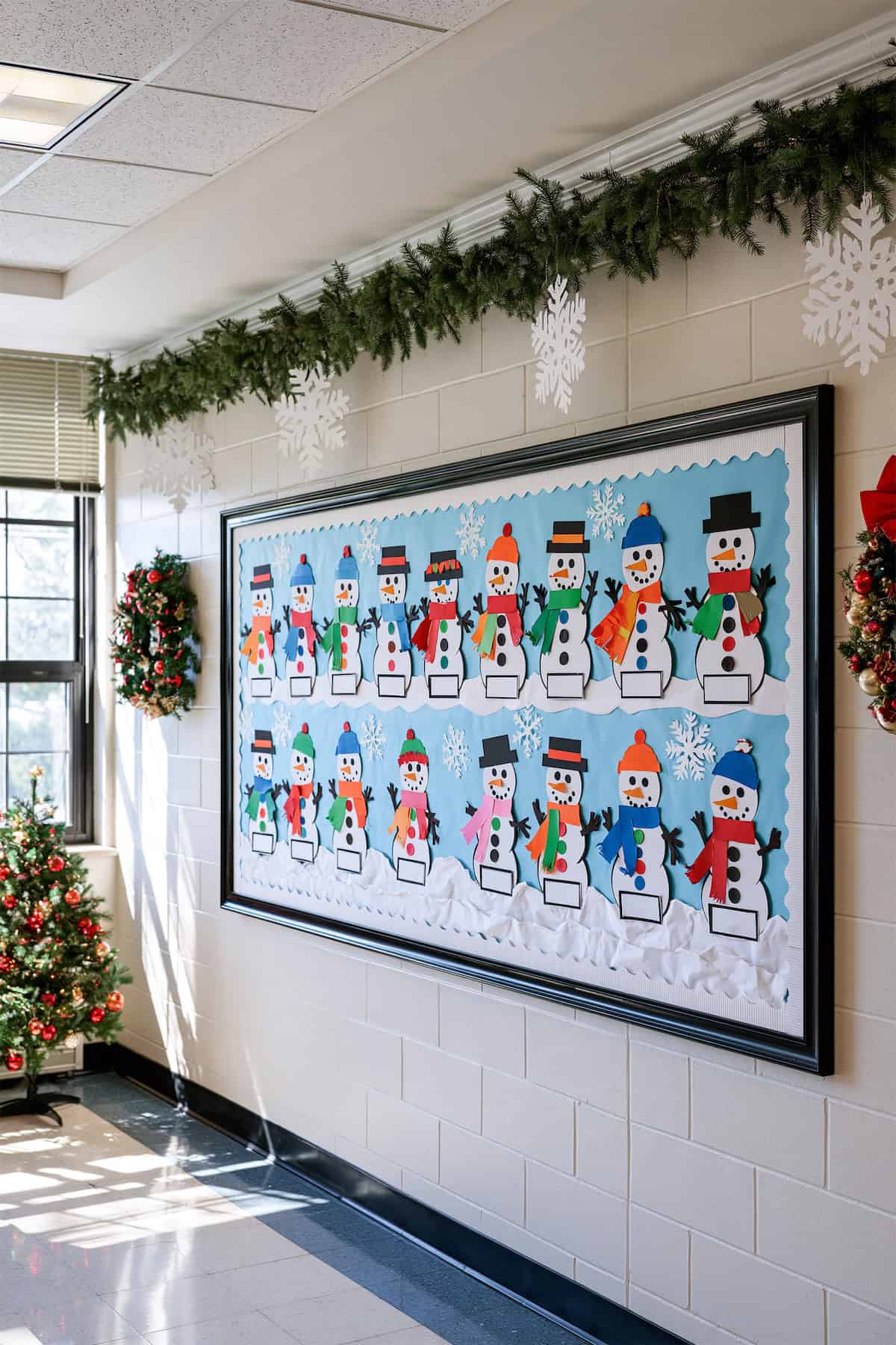 Christmas Snowman Class Board