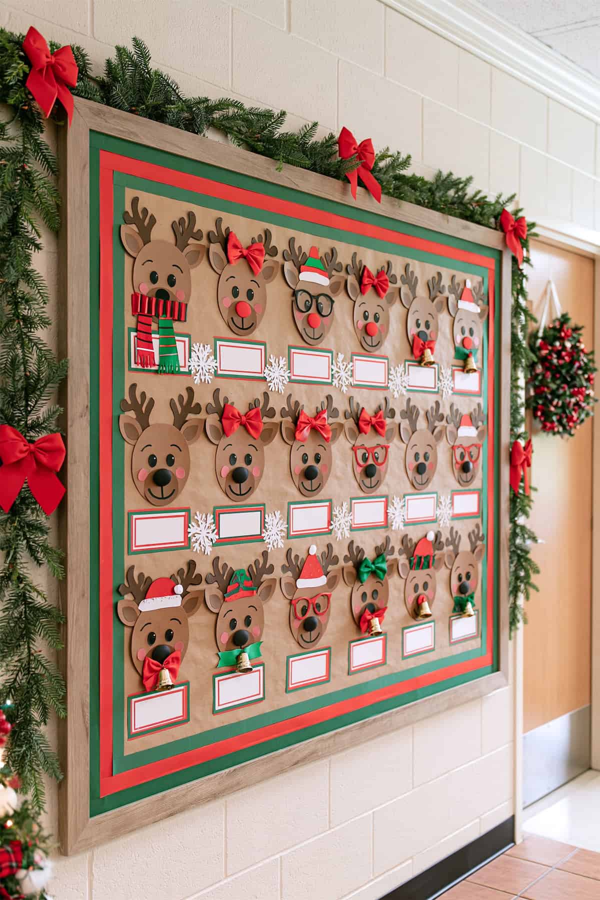 A Reindeer Roster for the Christmas Board