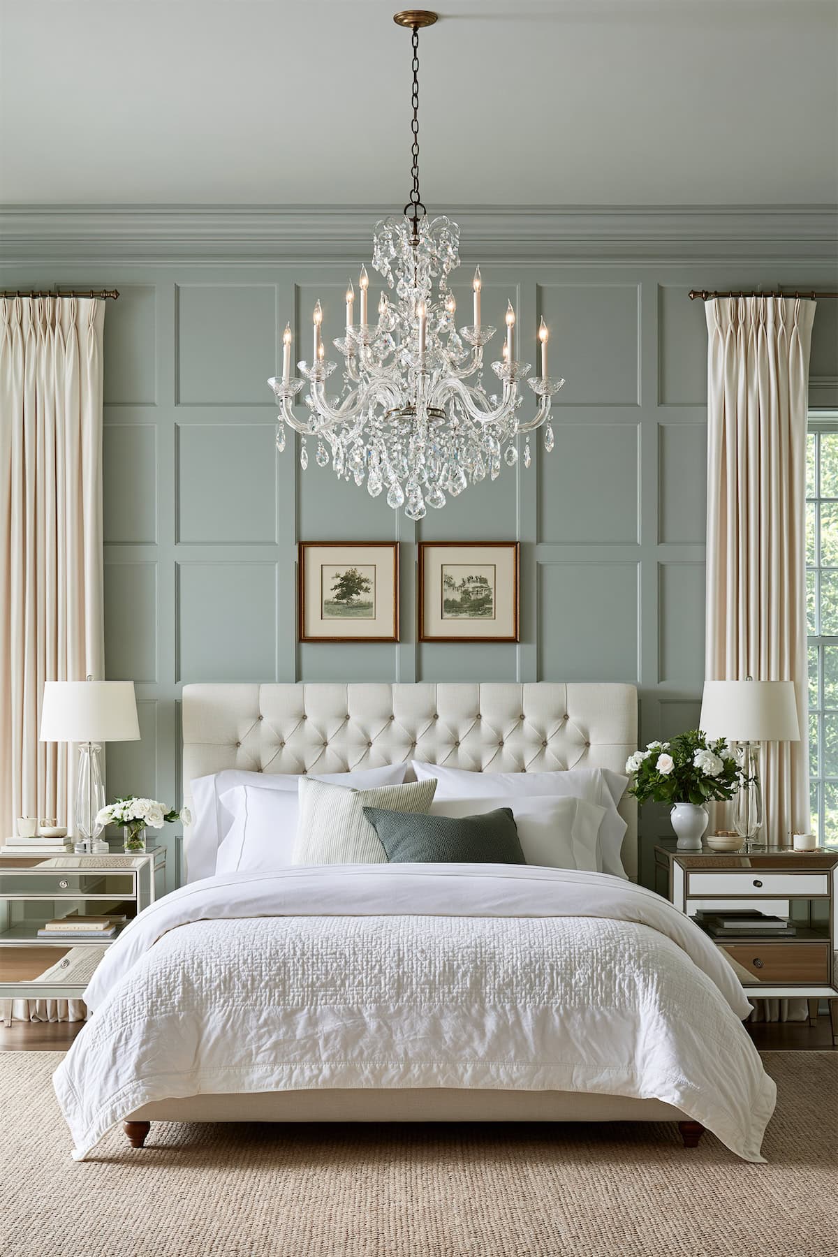 Crystal Against Pale Blue