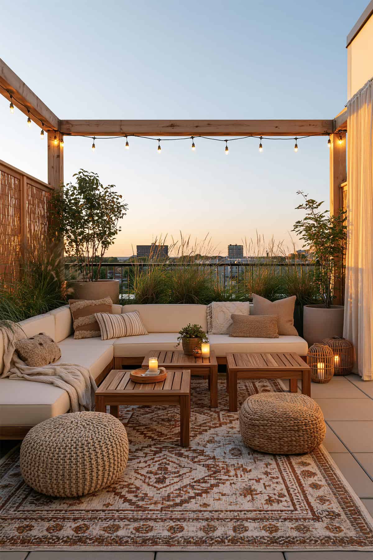 A Rooftop Lounge With Clear Boundaries