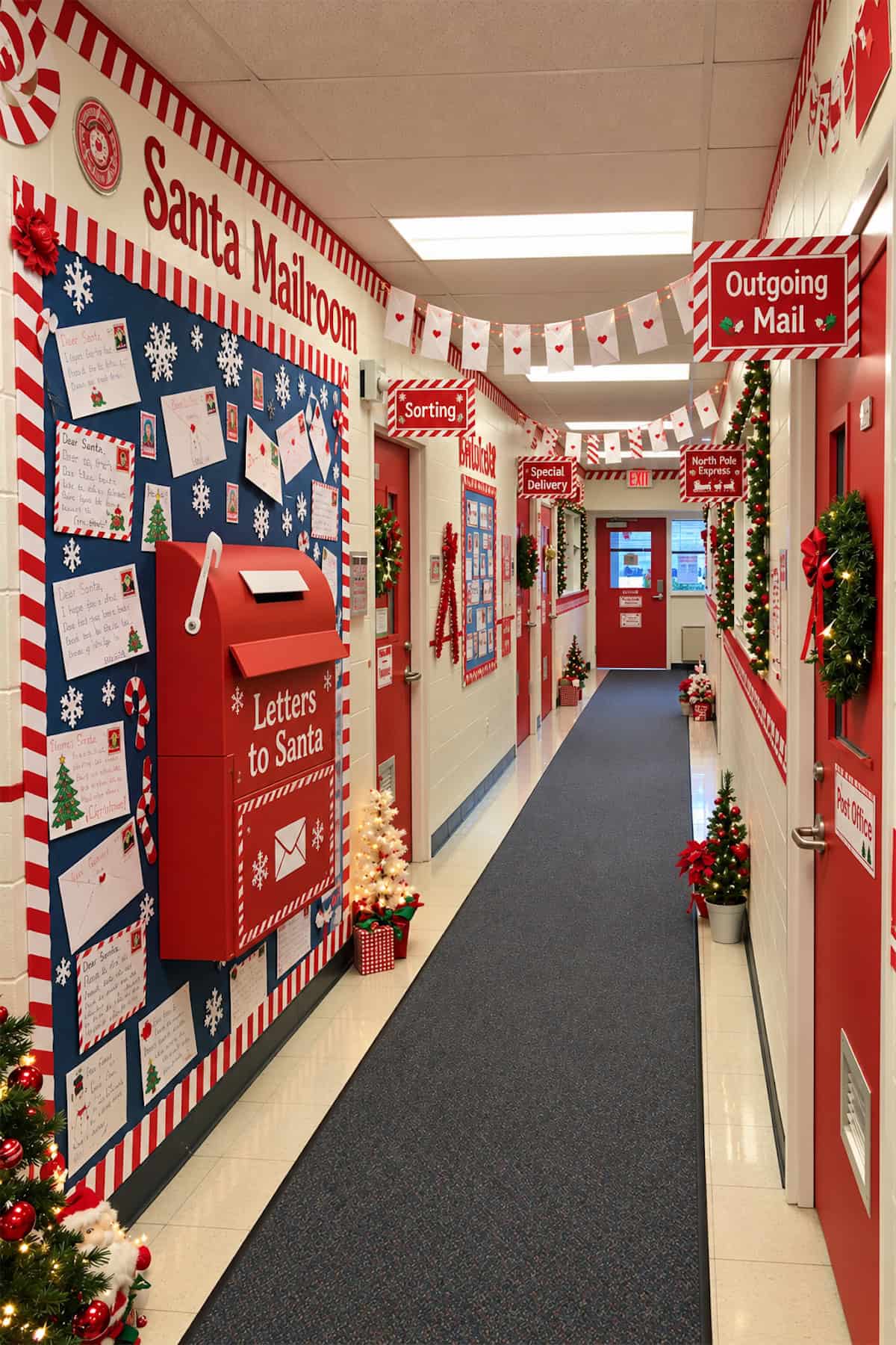 Santa's Hallway Mailroom