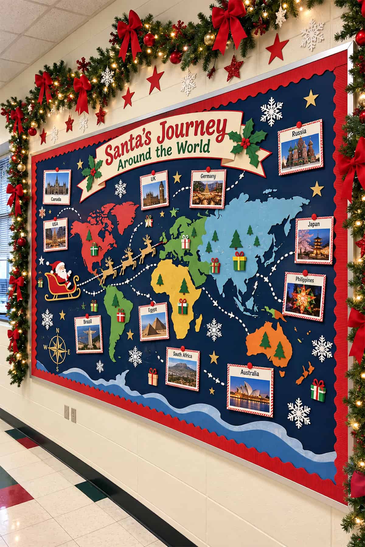 Santa’s World Route Bulletin Board