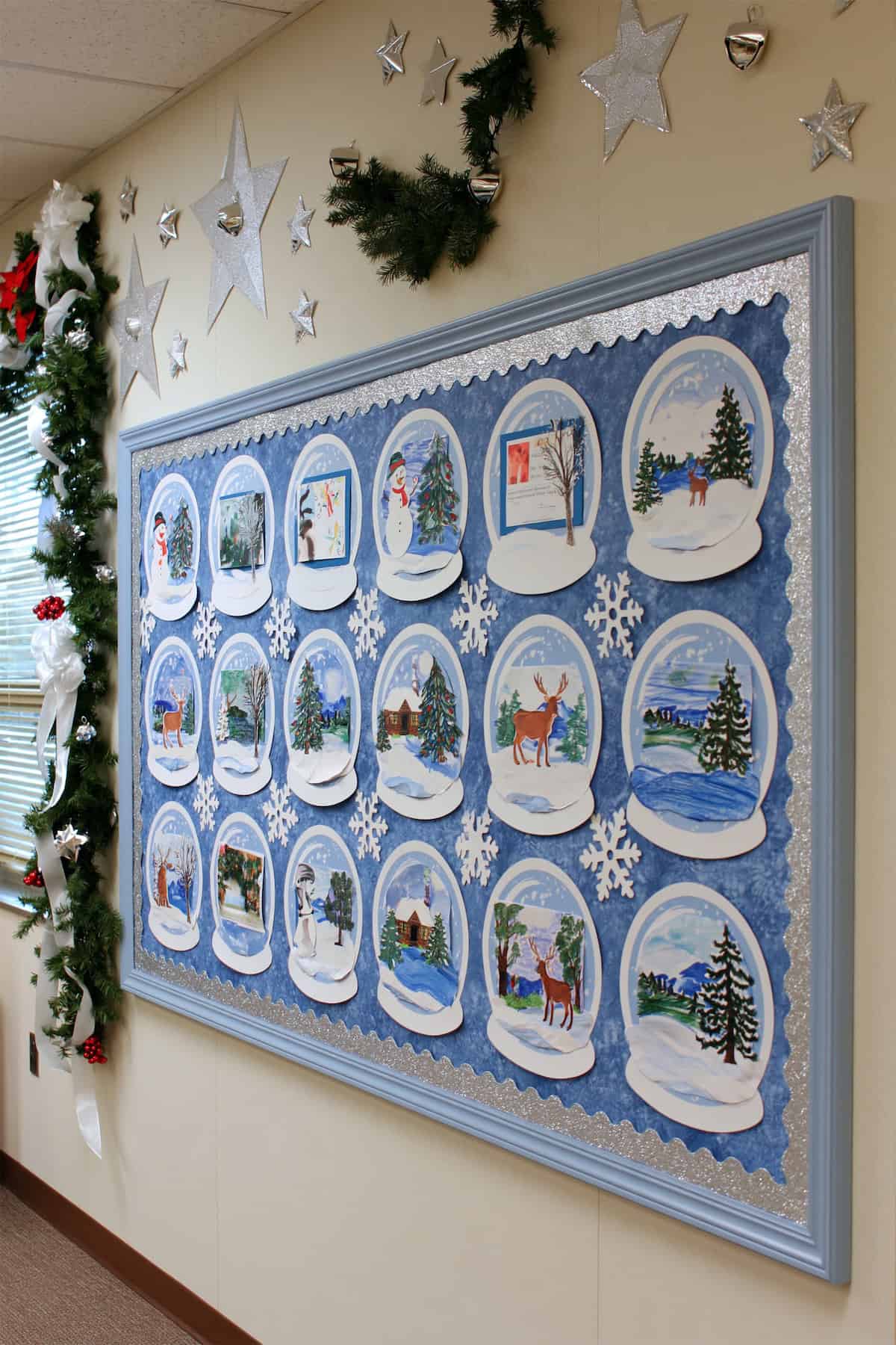 Christmas Snow Globe Art Board