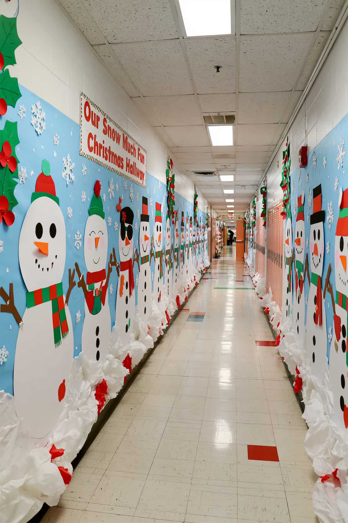 Snowmen Parade Through the Christmas Hall