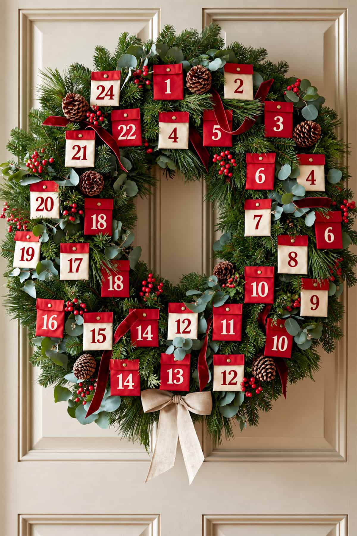 A Wreath Advent Calendar
