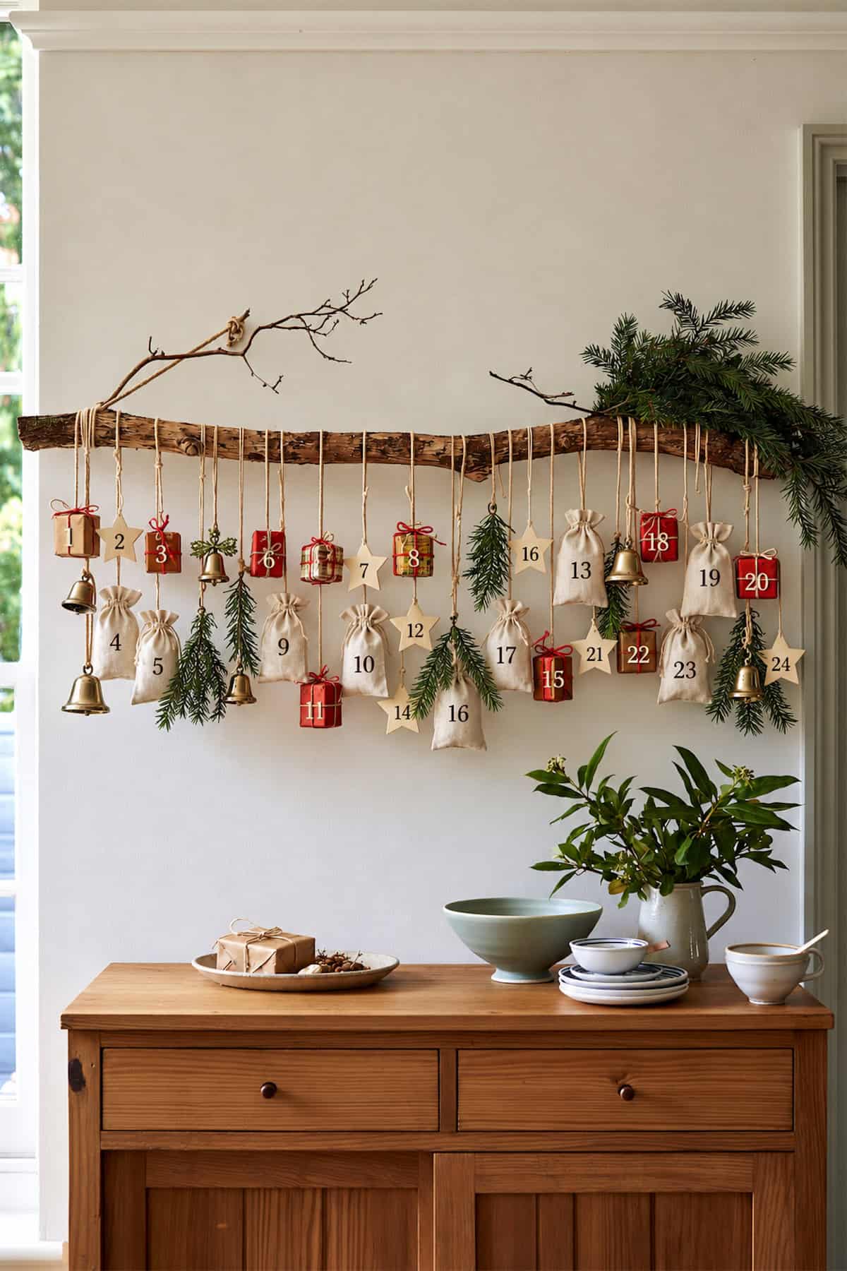Advent Gifts on a Branch