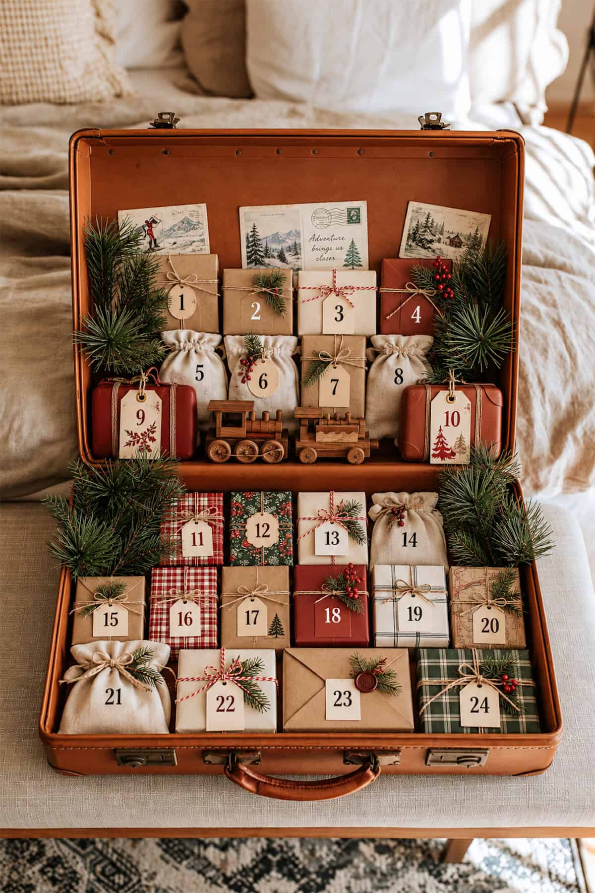 Advent Calendar in a Suitcase