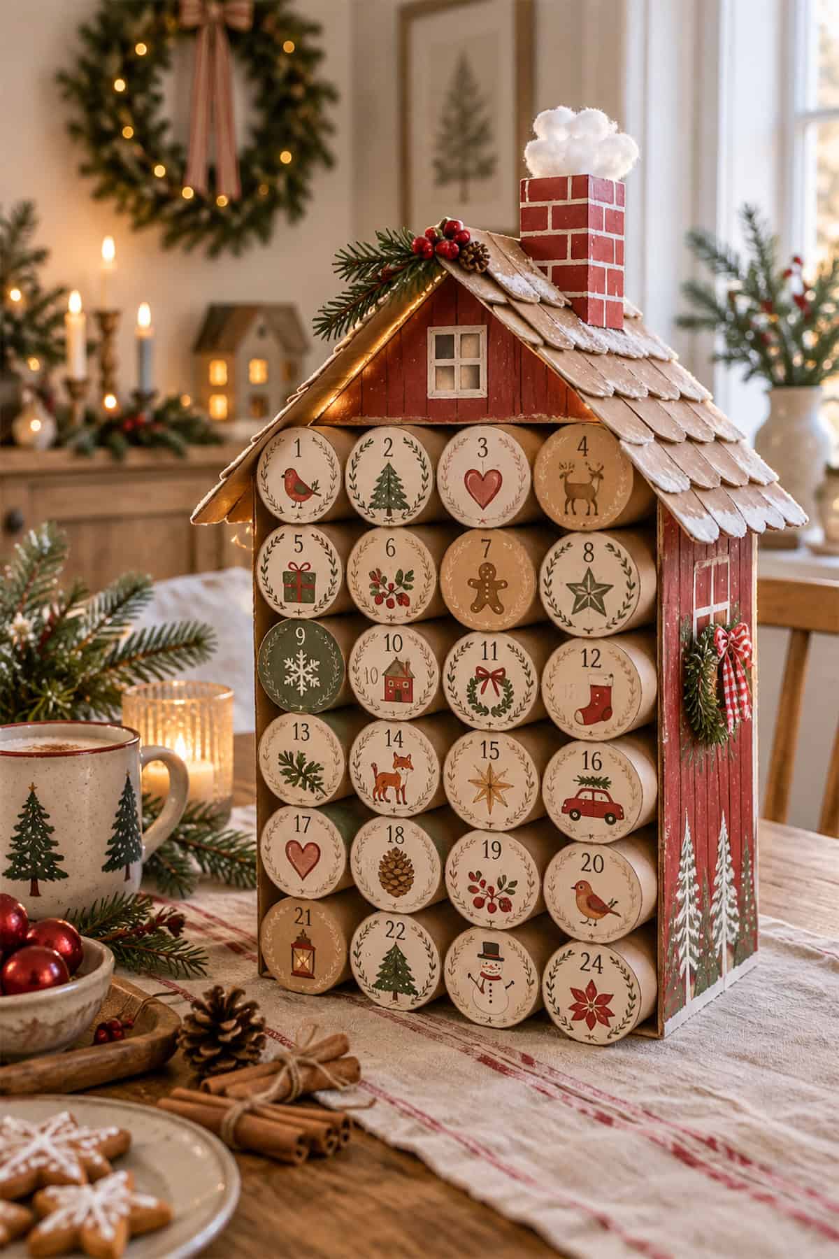 A House of Advent Tubes