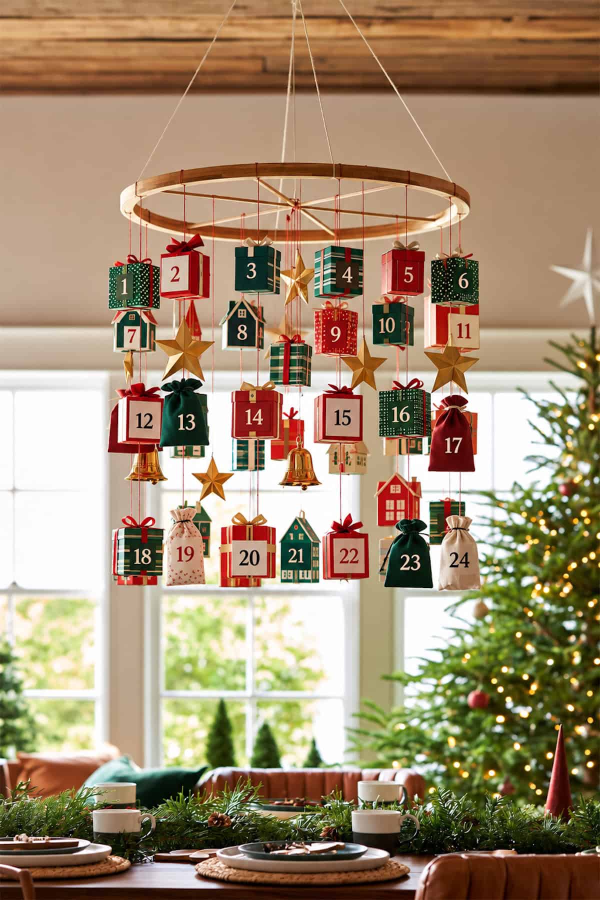 Advent Calendar Above the Table