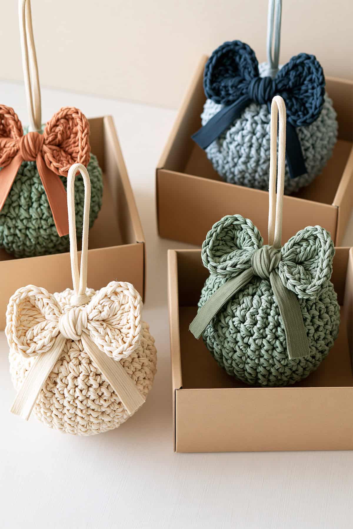 Crochet Bow Baubles