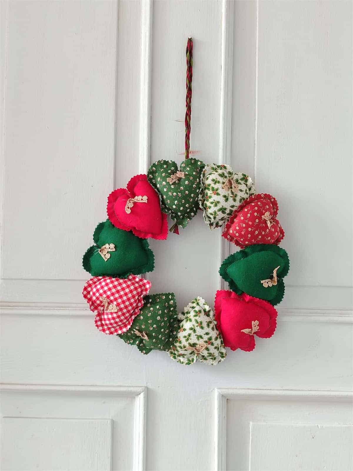 Heart shaped Christmas Wreath