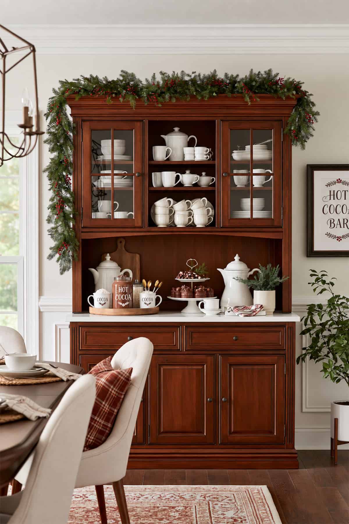 Cocoa in the Dining Hutch