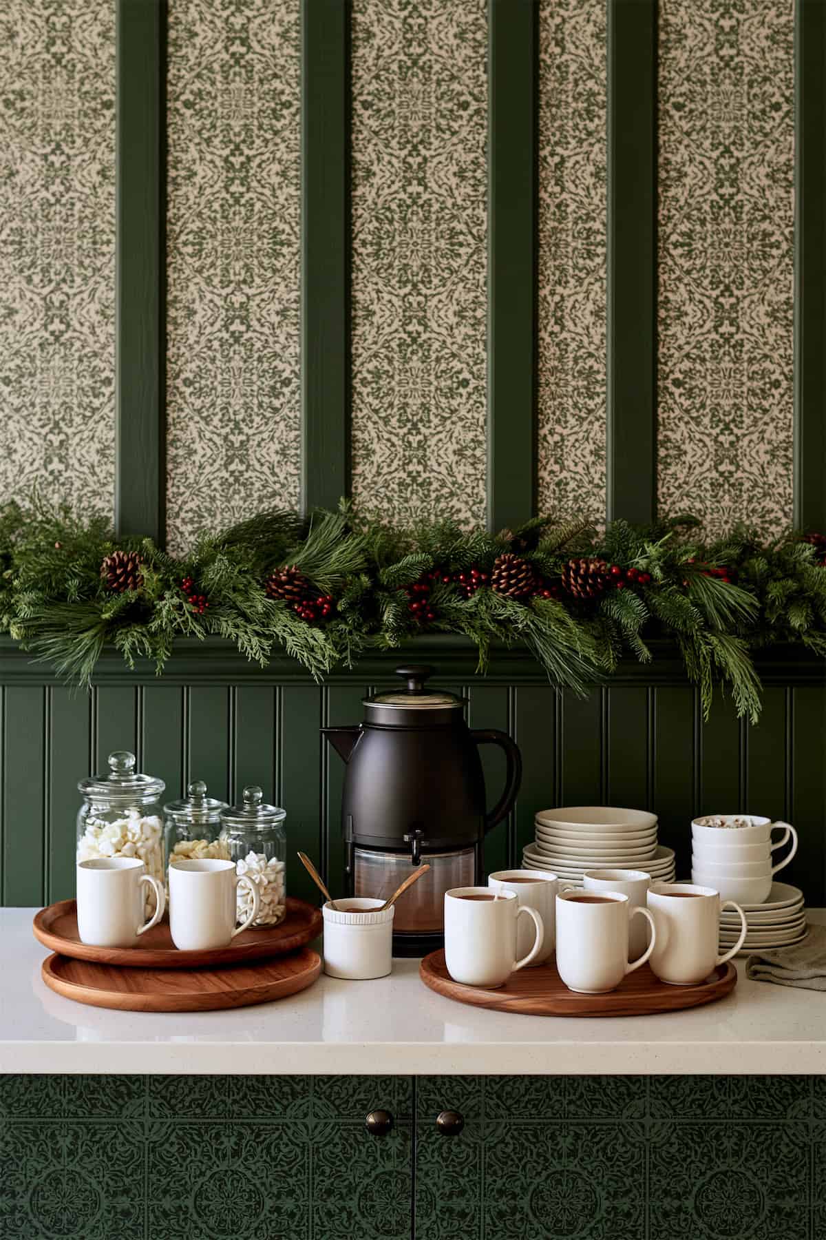 Patterned Backdrop for Cocoa