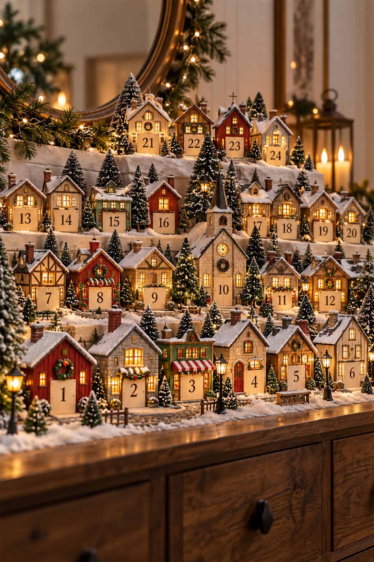 A Village of Advent Houses