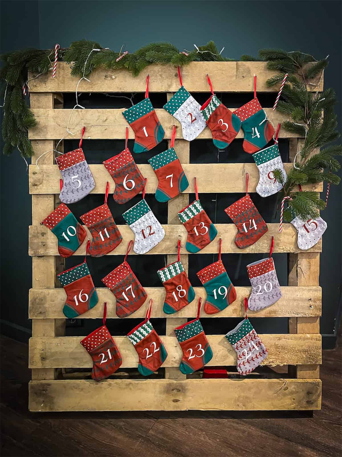 Mini Stocking Advent Ornaments