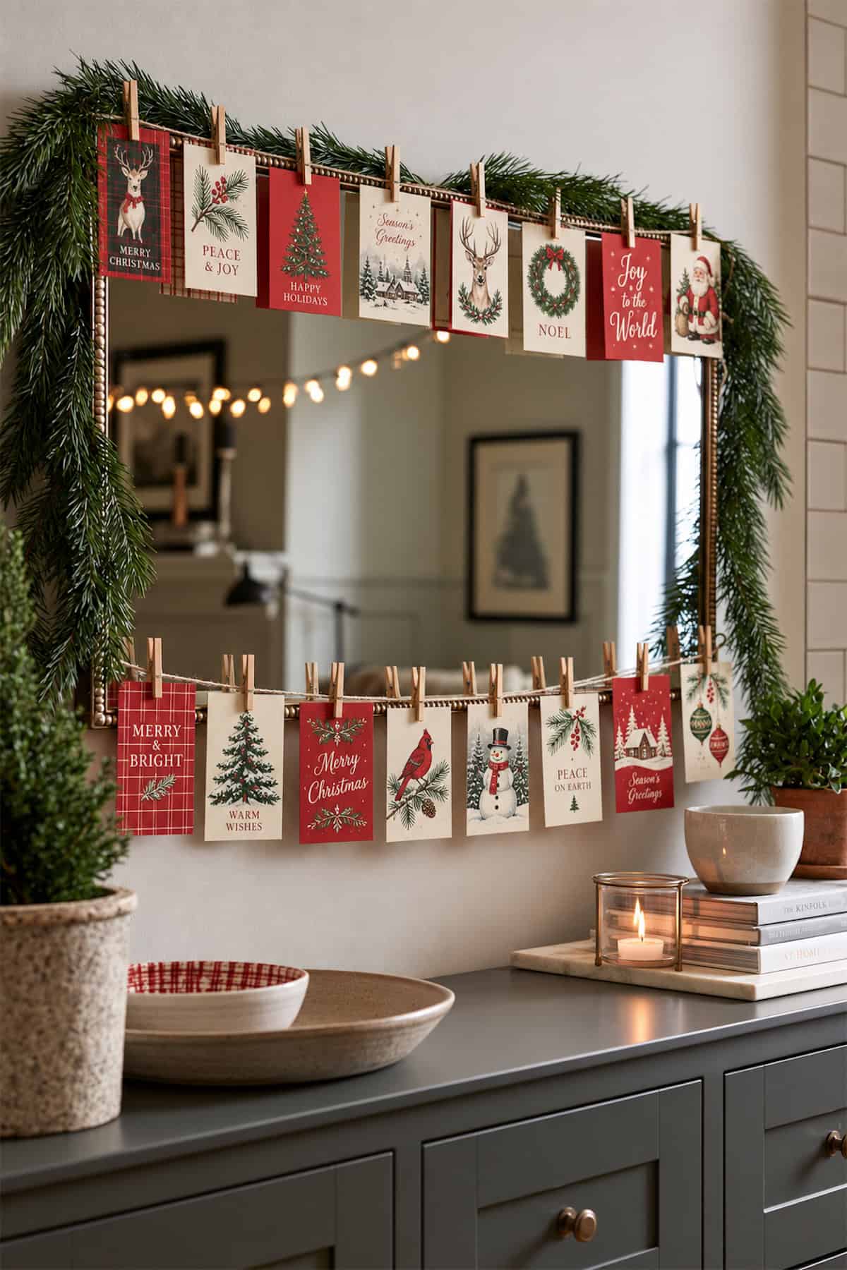 Christmas Cards Across the Mirror