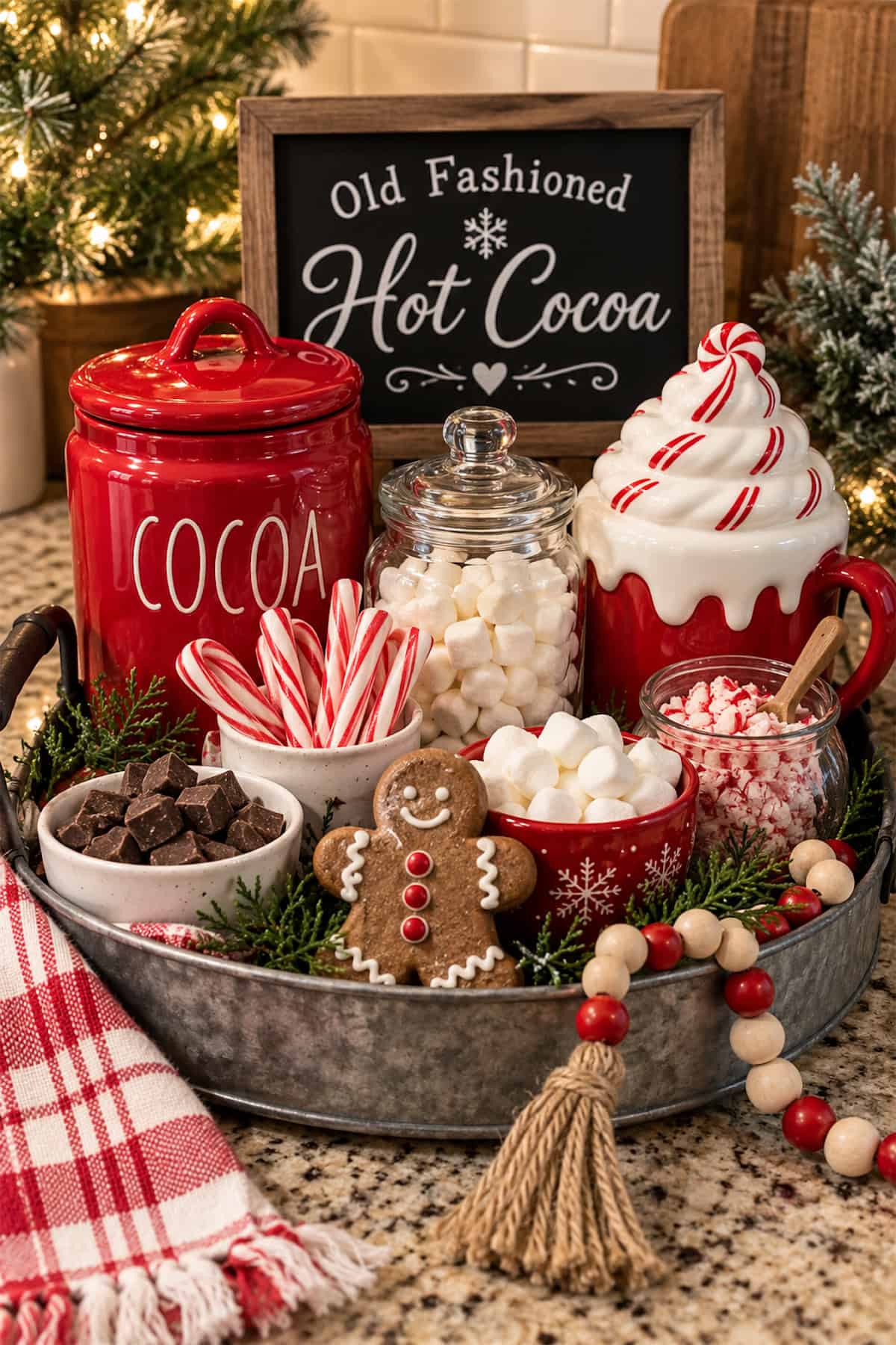 An Old-Fashioned Cocoa Tray