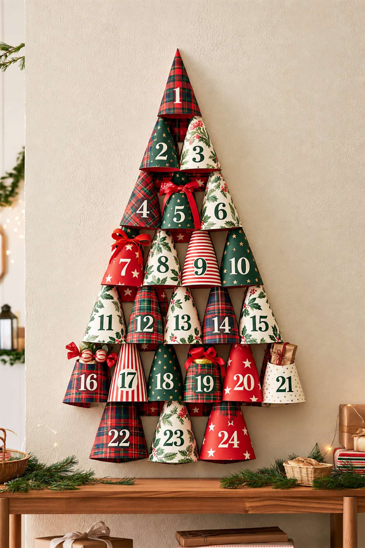 Paper Cone Advent Tree