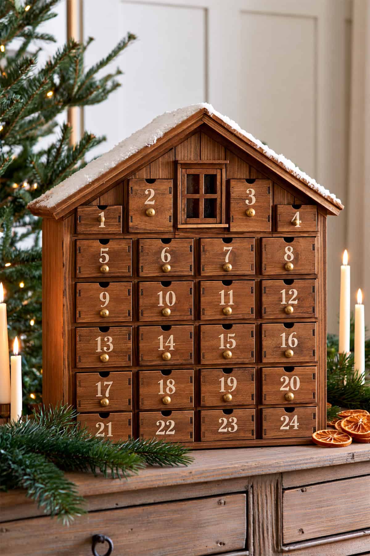 Wooden Drawer Advent House
